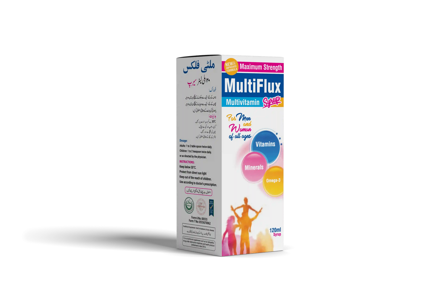 Promote health with improved multivitamin tablets, 20 tablets, containing essential vitamins, from Pakistan