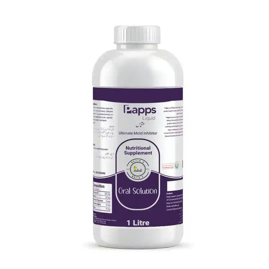 NB Sons Papps Liquid: Ultimate mold inhibitor and nutritional supplement, 1 liter, from Pakistan.