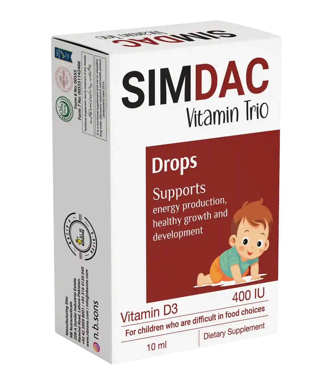 Simdac Drops NBSONS