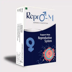 "Repro-M: Advance Conception, supports male reproductive system, 30 capsules, from Pakistan